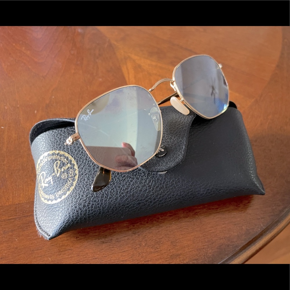Ray-Ban Hexagonal Sunglasses with Case